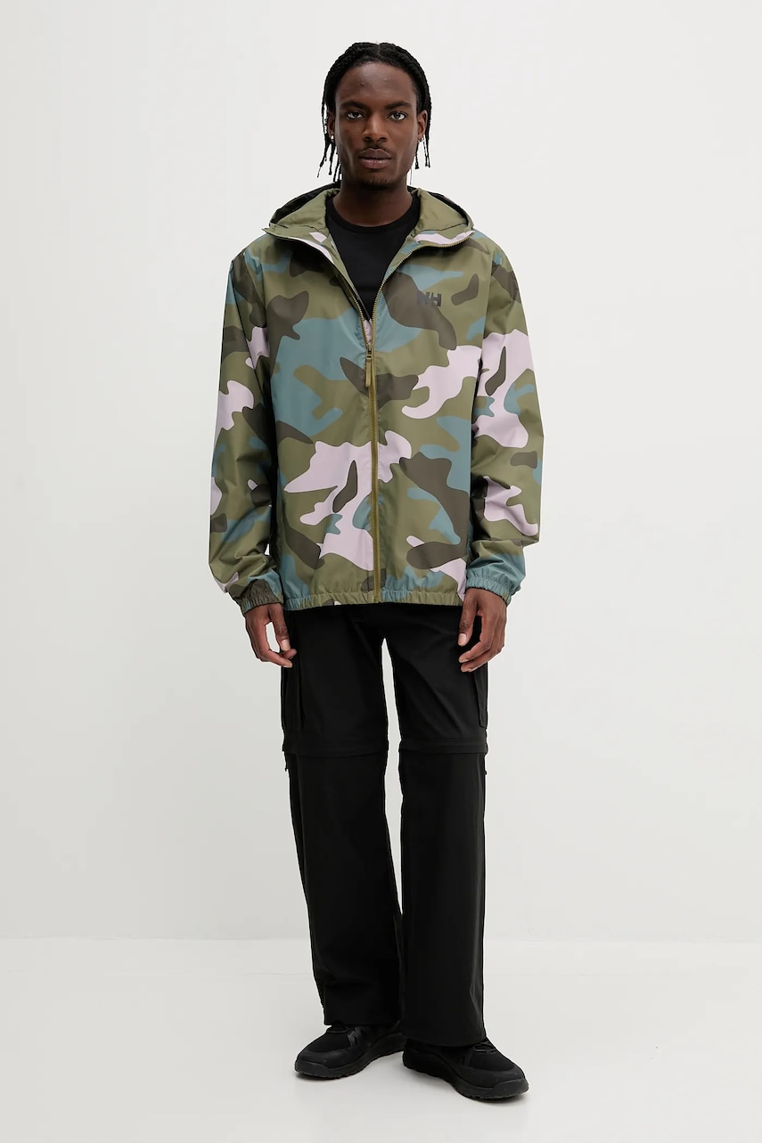 Дождевик Helly Hansen CORE GRAPHIC цвет зелёный 54280 Дождевик Helly Hansen CORE GRAPHIC цвет зелёный 54280