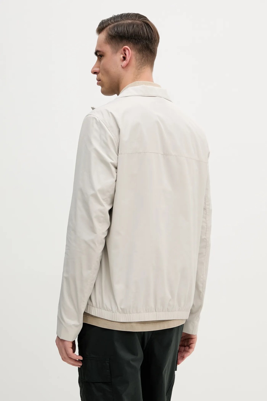 Μπουφάν Calvin Klein χρώμα: μπεζ, K10K114111 φωτογραφία