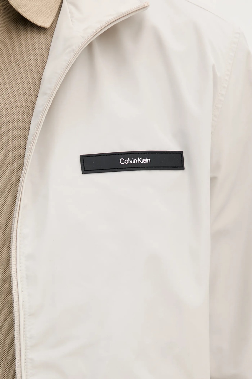 Μπουφάν Calvin Klein χρώμα: μπεζ, K10K114111 φωτογραφία