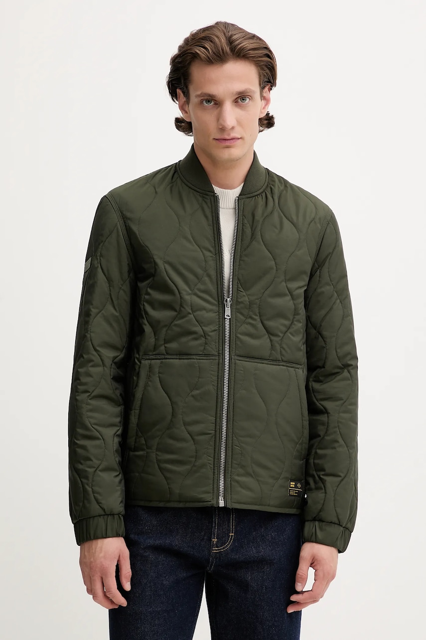 Superdry geaca barbati, culoarea verde, de tranzitie, M5012084A-1KM