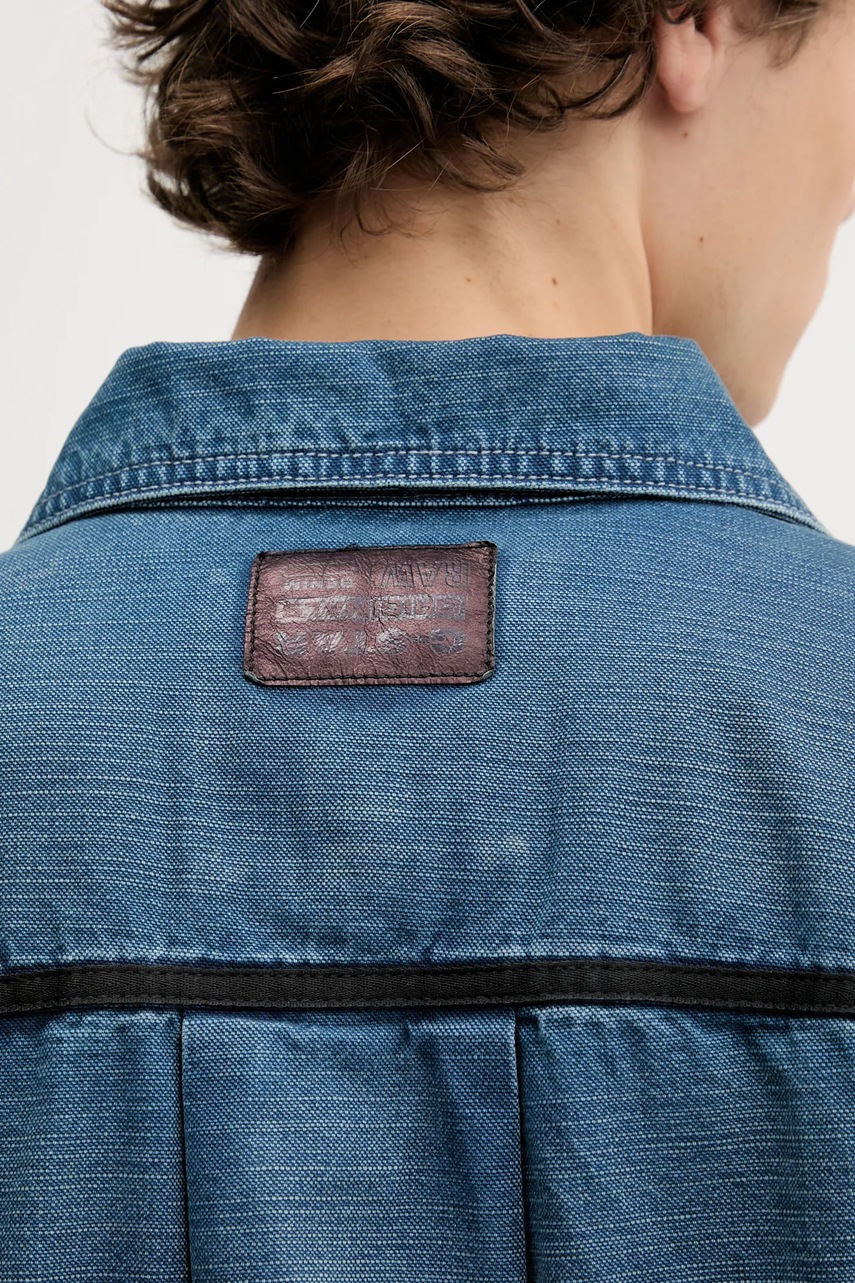 Τζιν μπουφάν G-Star χρώμα: ναυτικό μπλε, D26165-D491 φωτογραφία