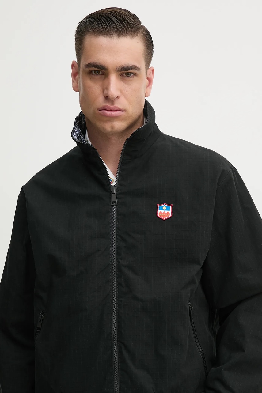 Μπουφάν δυο όψεων Bally χρώμα: μαύρο, MOU09Q φωτογραφία