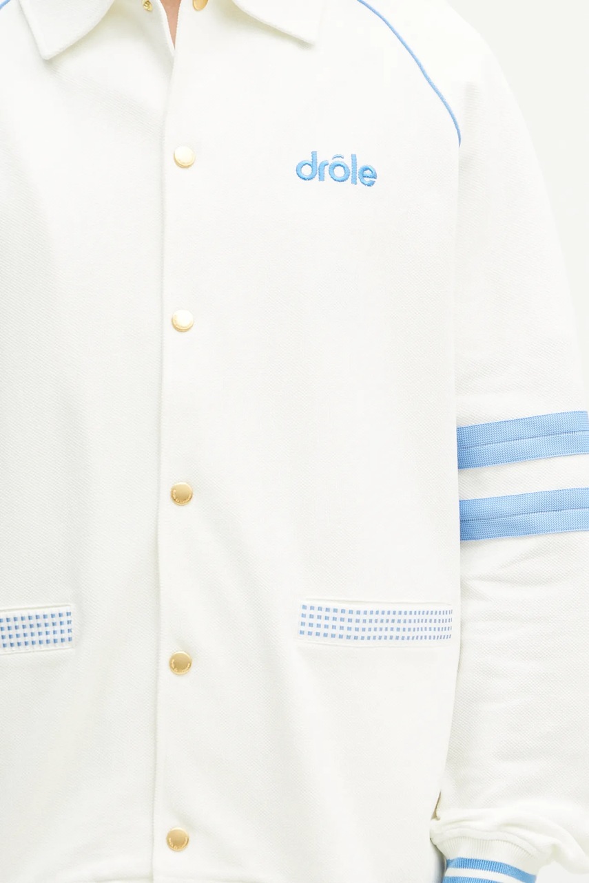 Βαμβακερή μπλούζα Drôle de Monsieur Le Veste AprËs-sport φωτογραφία