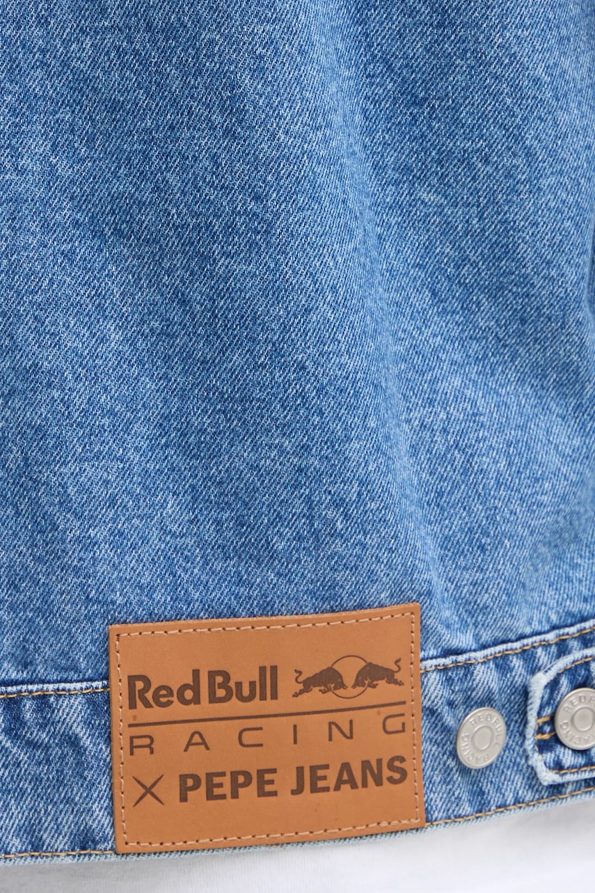 Rifľová bunda Red Bull Racing x Pepe Jeans PRINTED RACE JACKET