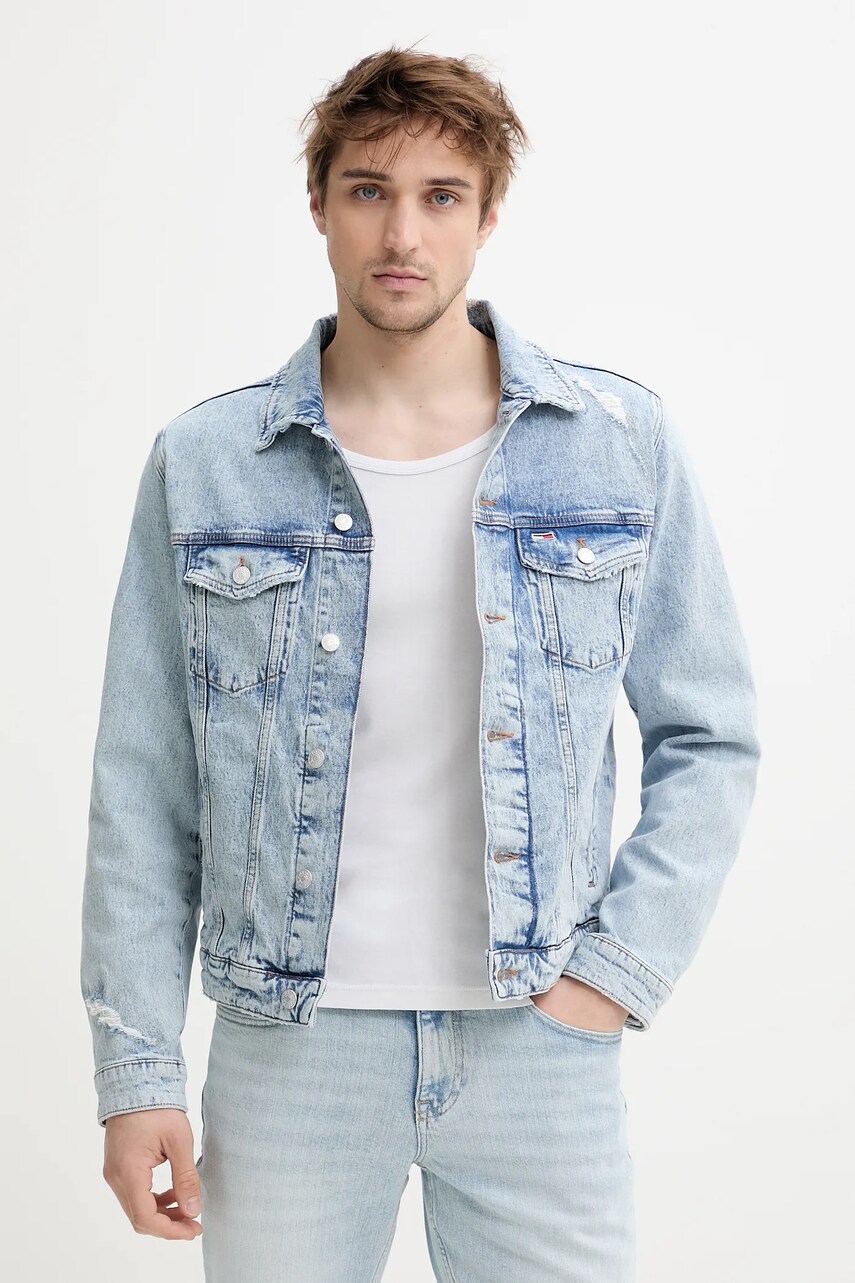 Tommy Jeans geaca jeans de tranzitie, DM0DM21050