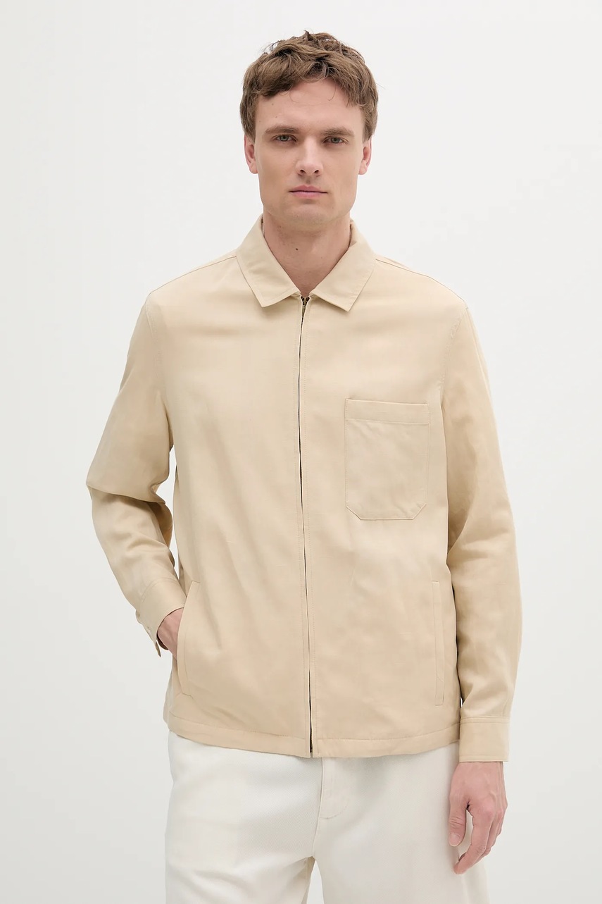 Bunda se lněnou směsí Marciano by Guess (obrázek 4)