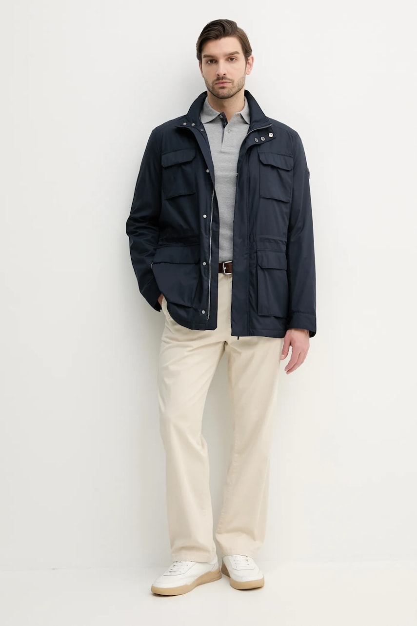 Куртка Hackett London цвет синий переходная HM403315 Куртка Hackett London цвет синий переходная HM403315