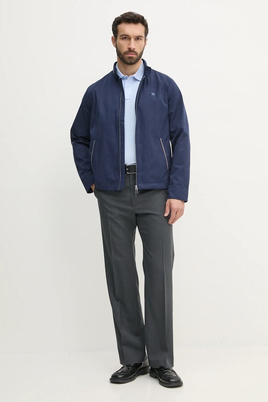 Куртка Hackett London цвет синий переходная HM403316 Куртка Hackett London цвет синий переходная HM403316