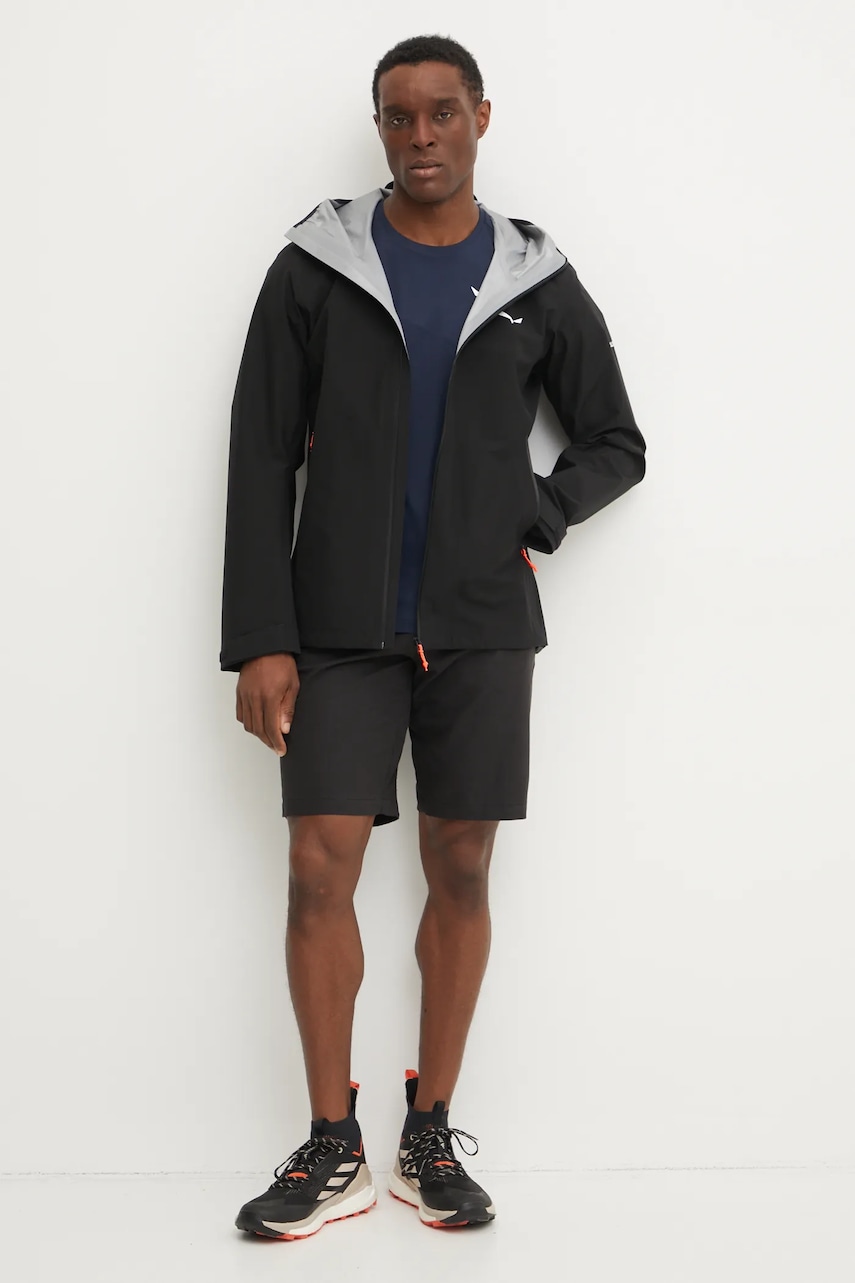 Куртка outdoor Salewa Puez GTX 3L цвет чёрный gore-tex 00.0000029090 Куртка outdoor Salewa Puez GTX 3L цвет чёрный gore-tex 00.0000029090