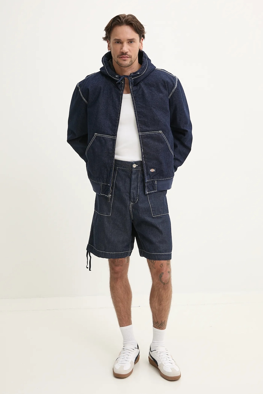 Джинсовая куртка Dickies цвет синий переходная DK0A4ZAPRIN1 Джинсовая куртка Dickies цвет синий переходная DK0A4ZAPRIN1