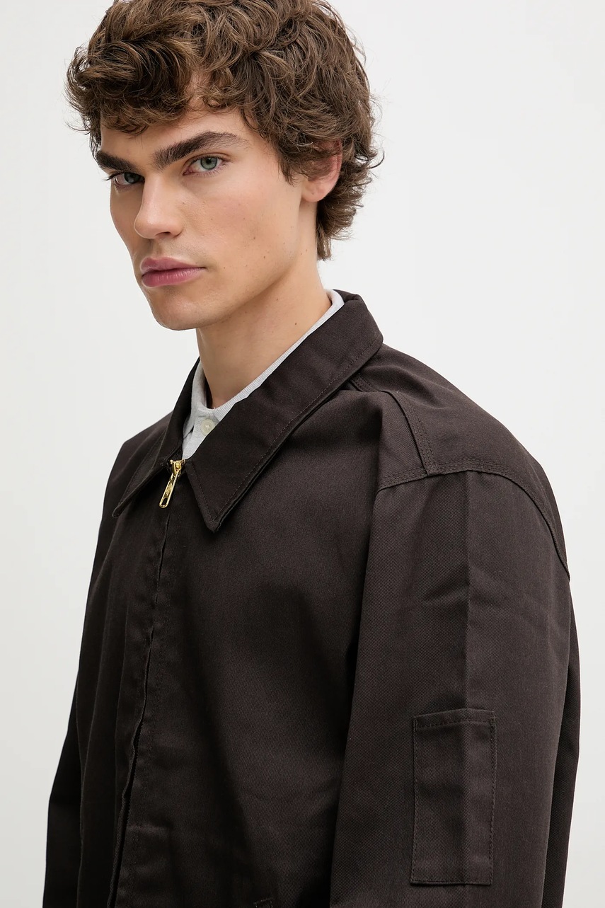 Bunda Dickies M Unlined Eisenhower Jacket Rec Dark Brown (obrázek 4)