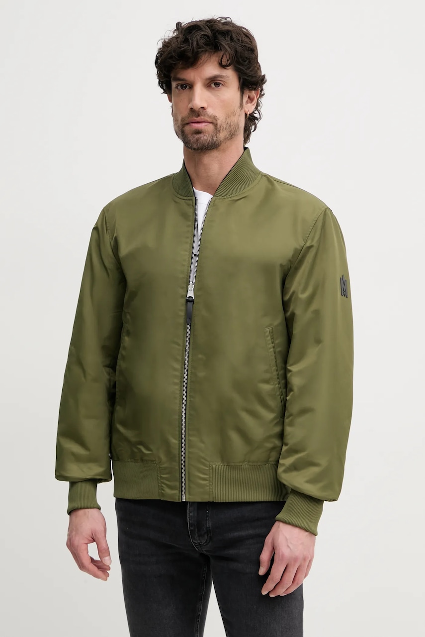 Двусторонняя куртка-бомбер MACKAGE цвет чёрный переходная EASTON.SA Двусторонняя куртка-бомбер MACKAGE цвет чёрный переходная EASTON.SA