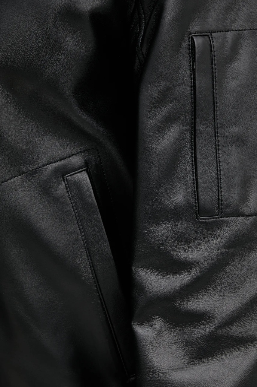 Αναστρέψιμο μπουφάν bomber MACKAGE χρώμα: μαύρο, EASTON.SA φωτογραφία