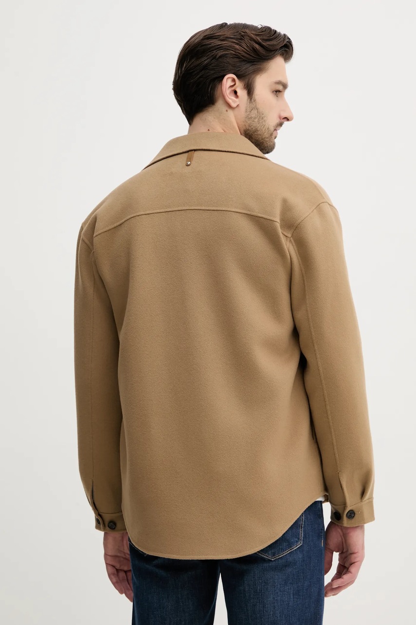 MACKAGE gyapjú dzseki zöld, átmeneti, oversize, EMMANUEL termék 2. képe