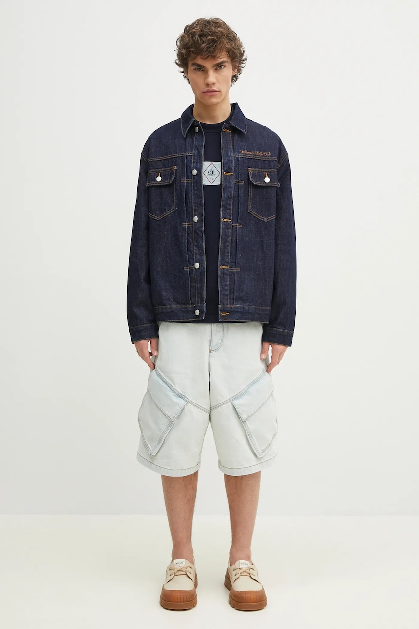Rifľová bunda Billionaire Boys Club Script Logo Denim Jacket
