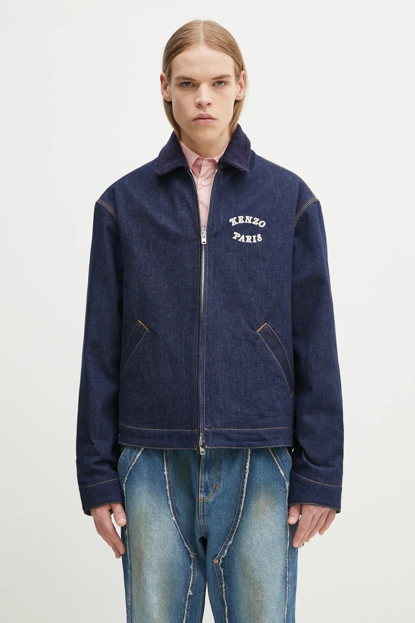 Kenzo geacă din denim de tranzitie, FF55DV1136B1.DM