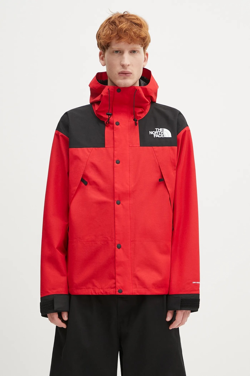 The North Face geacă Dryvent Mono Mountain culoarea rosu, de tranzitie, NF0A88XFKZ31