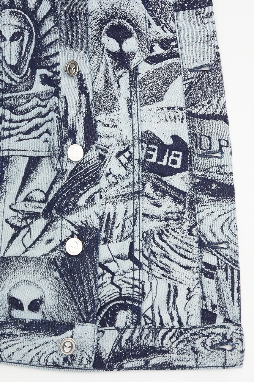 Bavlnená bunda No Problemo Apocalypse Jacquard Trucker Jacket