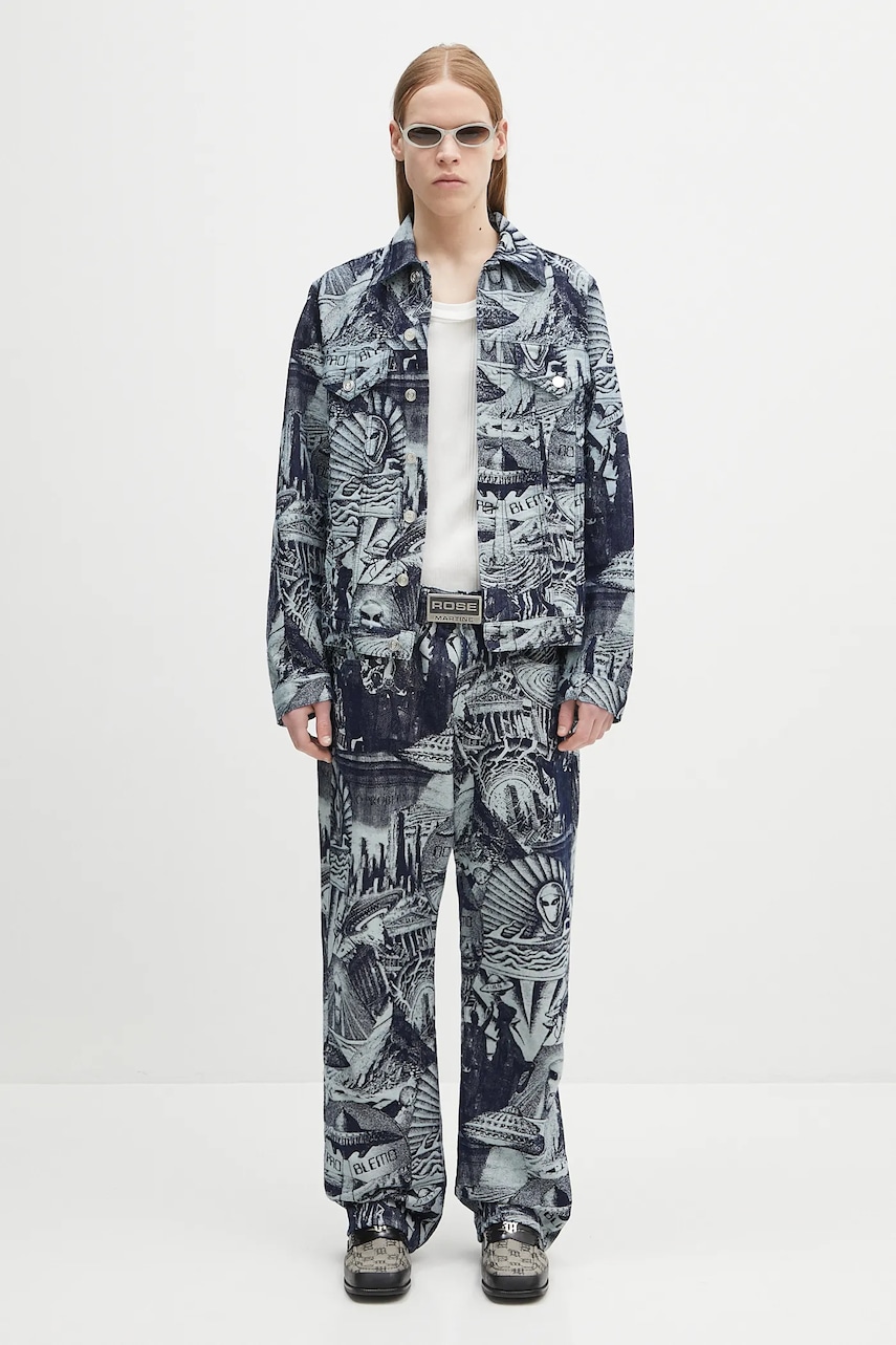 Bavlnená bunda No Problemo Apocalypse Jacquard Trucker Jacket