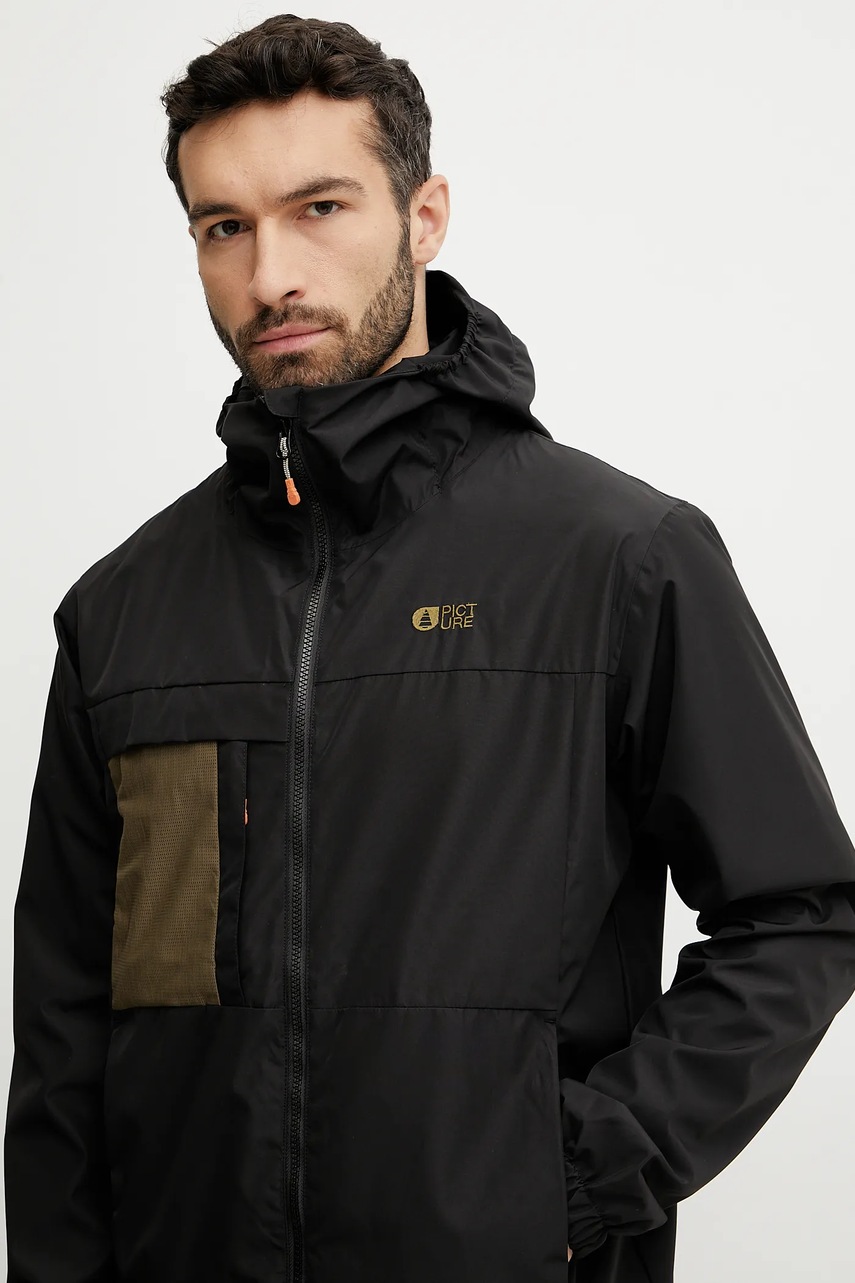 Μπουφάν Picture Stall χρώμα: μαύρο, MVT0555 φωτογραφία