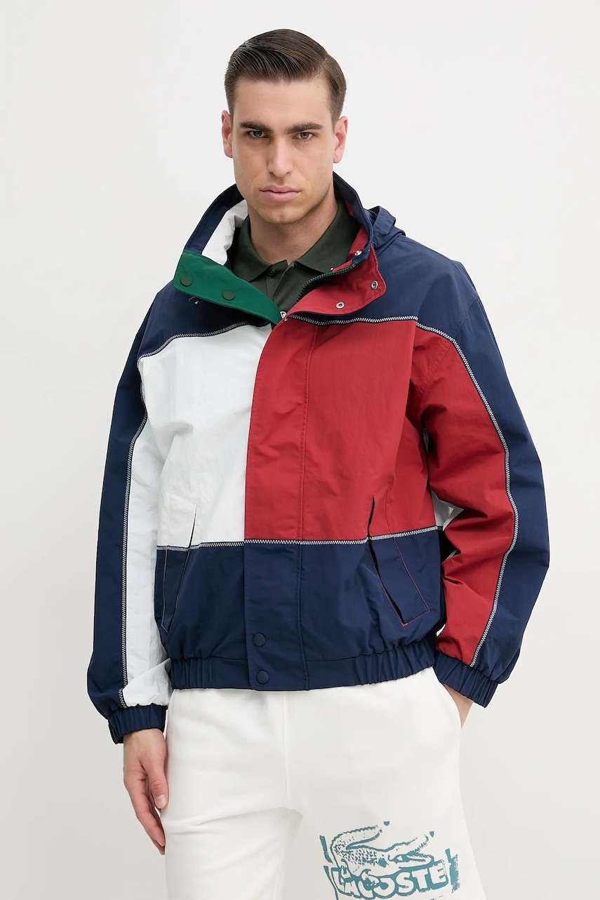 Levně Oboustranná bunda Tommy Hilfiger SAILING tmavomodrá barva, přechodná, MN0MN00006