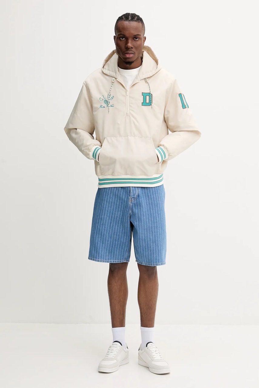 Куртка Drôle de Monsieur La Veste DrUle Sport цвет бежевый демисезонная oversize G-JT217-PA014-MT Куртка Drôle de Monsieur La Veste DrUle Sport цвет бежевый демисезонная oversize G-JT217-PA014-MT