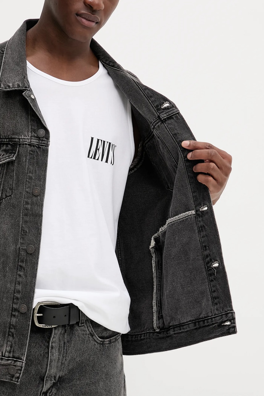 Džínová vesta Levi's RELAXED TRUCKER VEST (obrázek 7)
