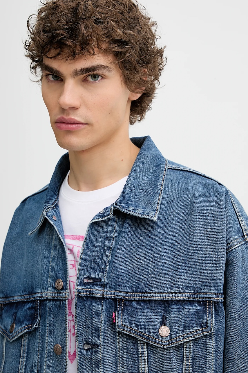 Rifľová bunda Levi's PRIDE ONE FAMILY TRUCKER