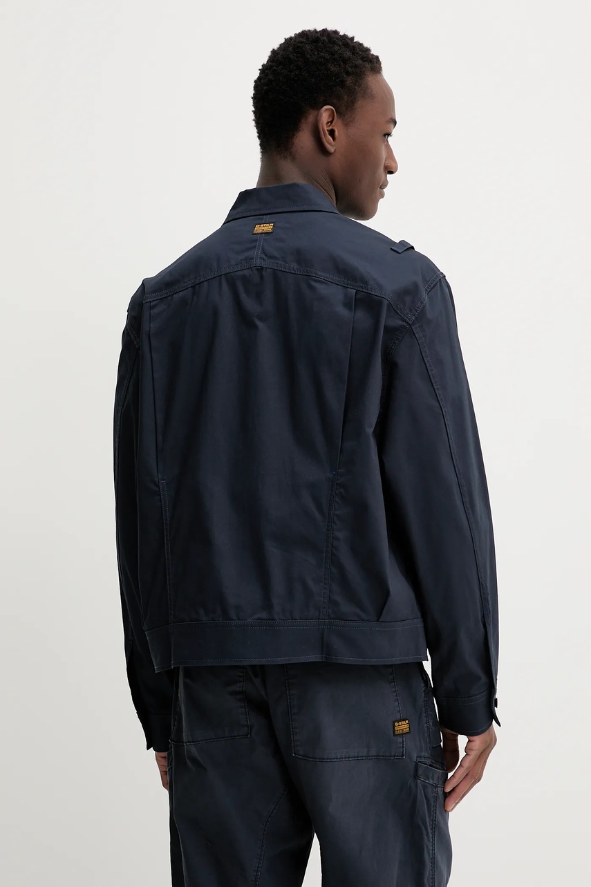 Βαμβακερό μπουφάν χρώμα: ναυτικό μπλε, D26192-D387 φωτογραφία