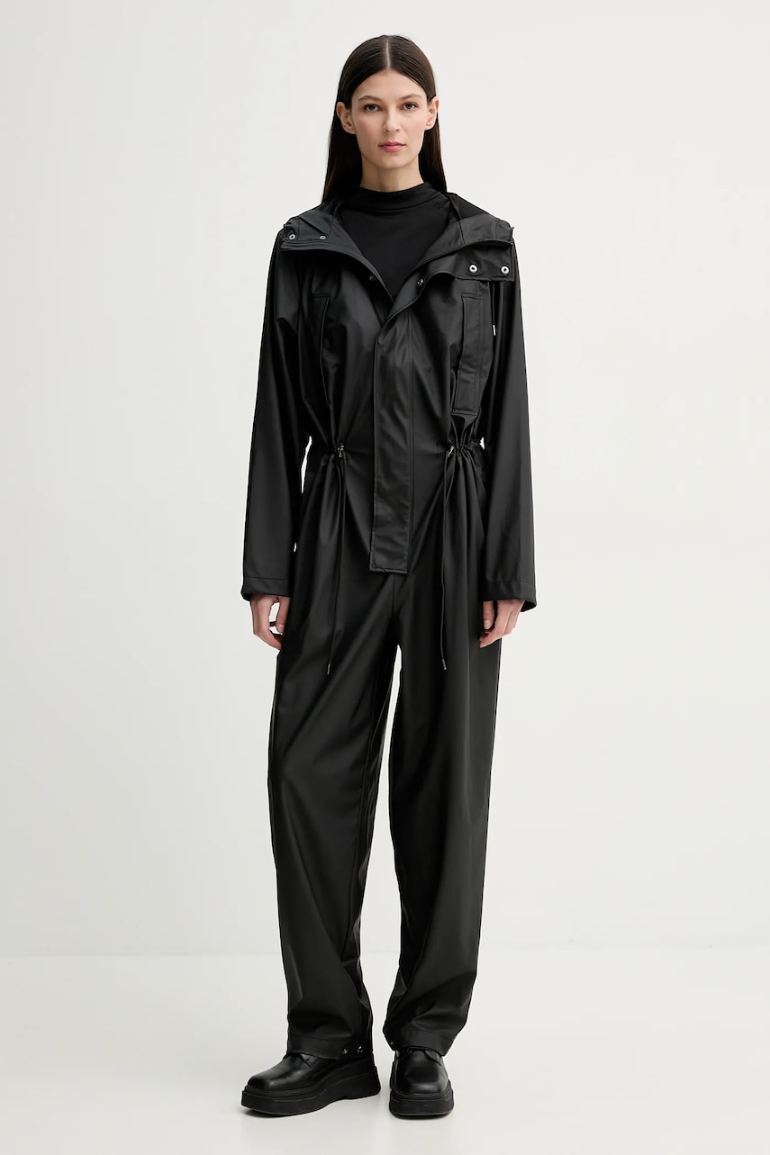 Комбинезон Rains Jumpsuit Regular W3 цвет чёрный переходная 12090 Комбинезон Rains Jumpsuit Regular W3 цвет чёрный переходная 12090