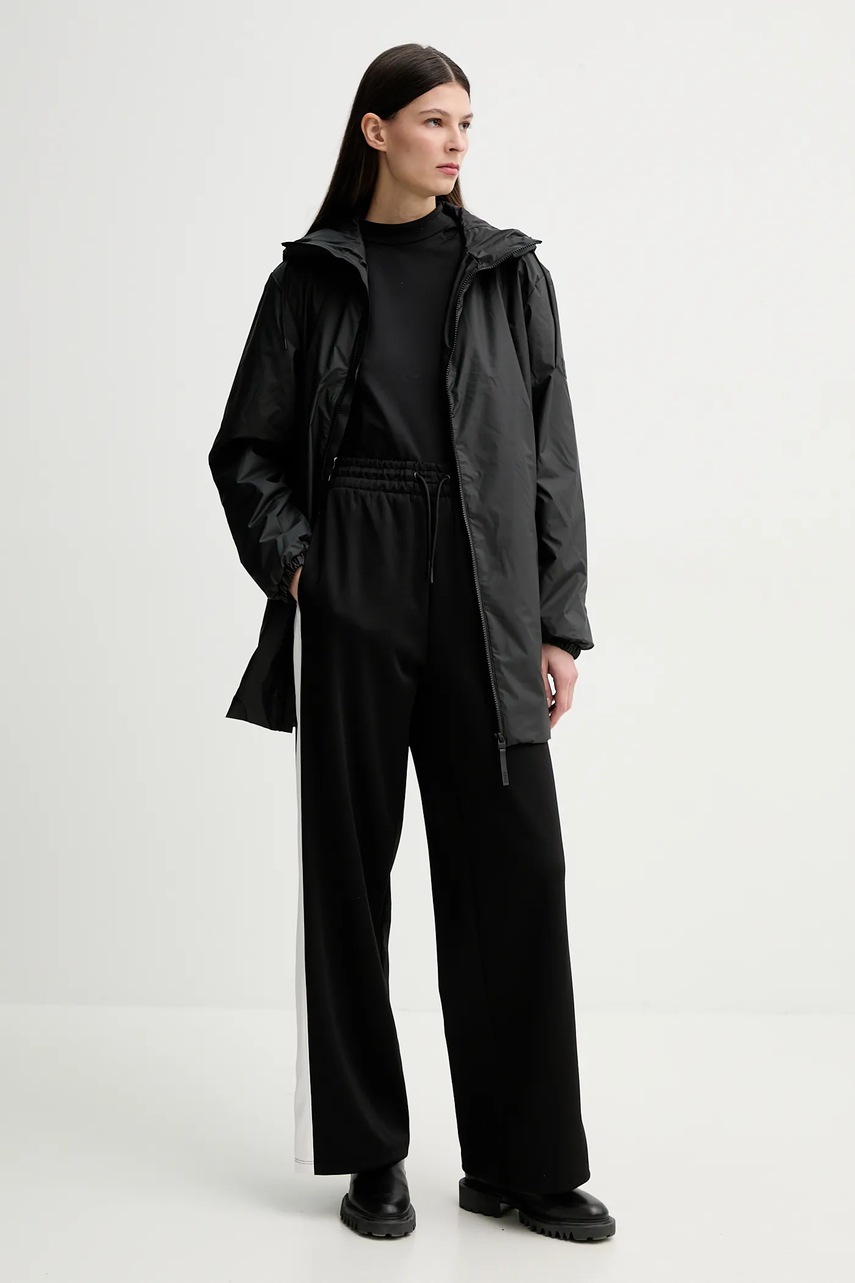 Μπουφάν Rains Lohja Long Insulated Jacket W3T2 χρώμα: μαύρο, 15790 φωτογραφία