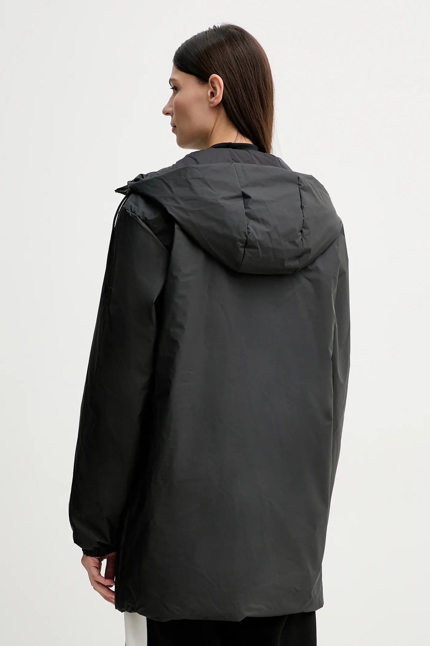 Μπουφάν Rains Lohja Long Insulated Jacket W3T2 χρώμα: μαύρο, 15790 φωτογραφία