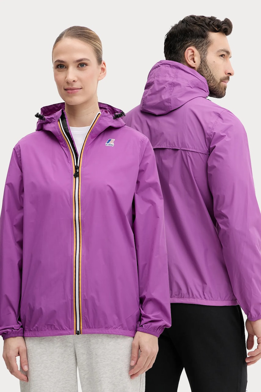 K-Way geacă culoarea violet, de tranzitie, K2123ZW