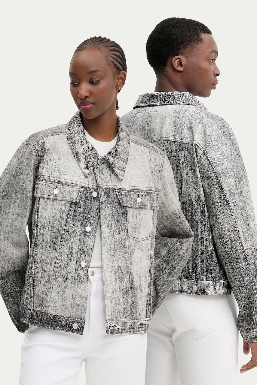 CAMPERLAB jacheta de bumbac culoarea negru, de tranzitie, AU00021.001