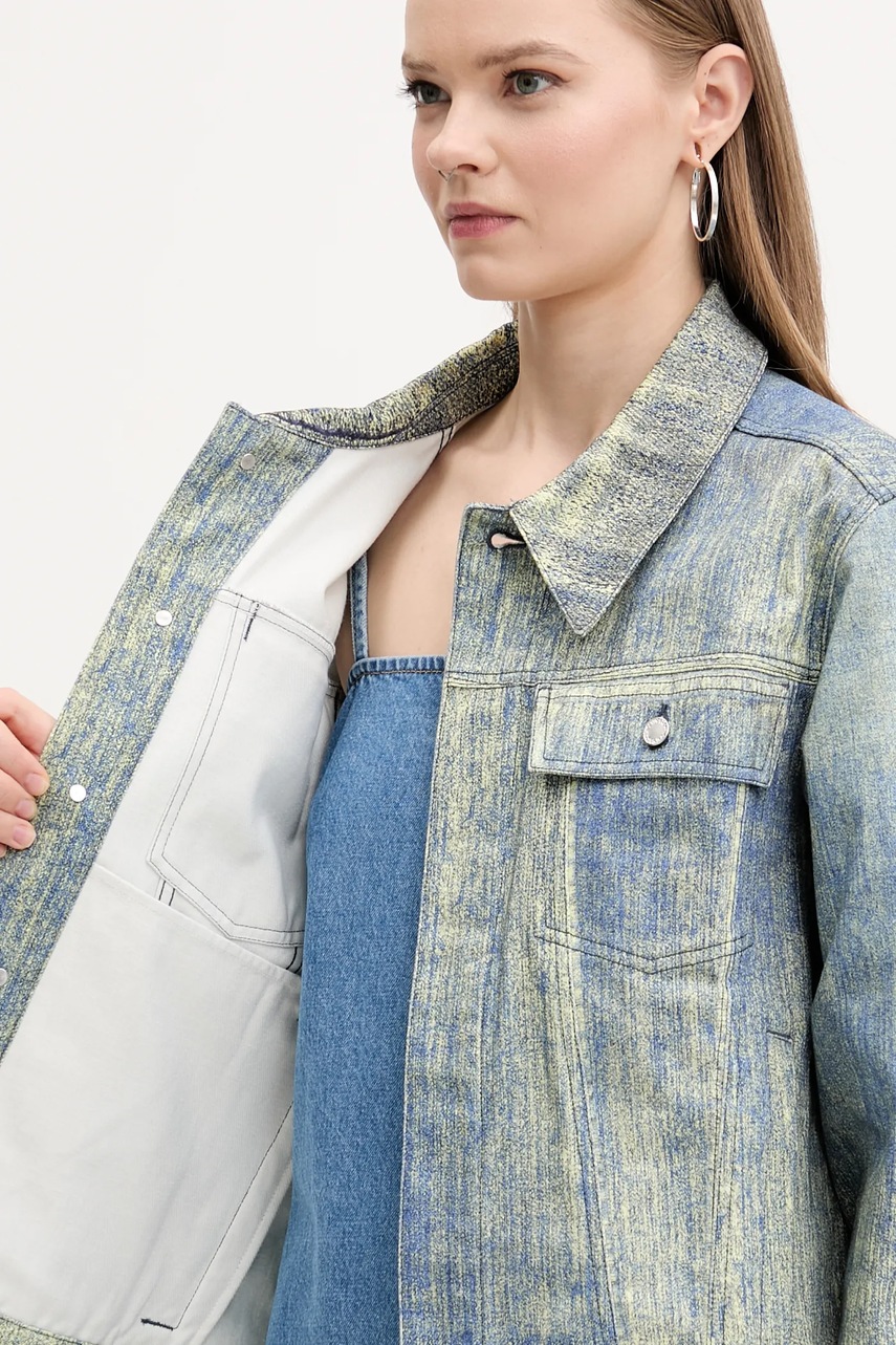 Μπουφάν CAMPERLAB χρώμα: μπλε, AU00021.002 φωτογραφία