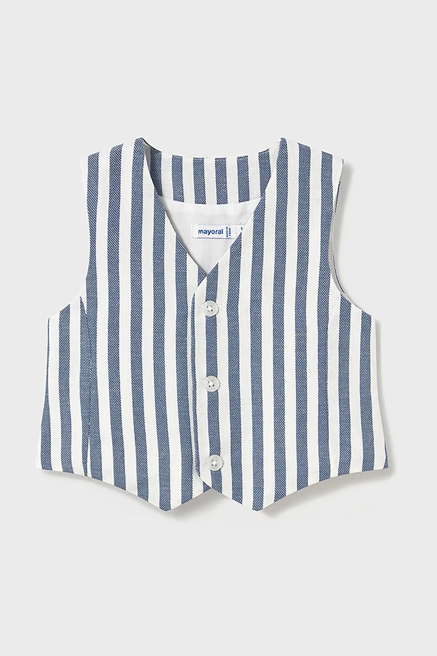 Mayoral vestă din amestec de in pentru bebeluși 1303