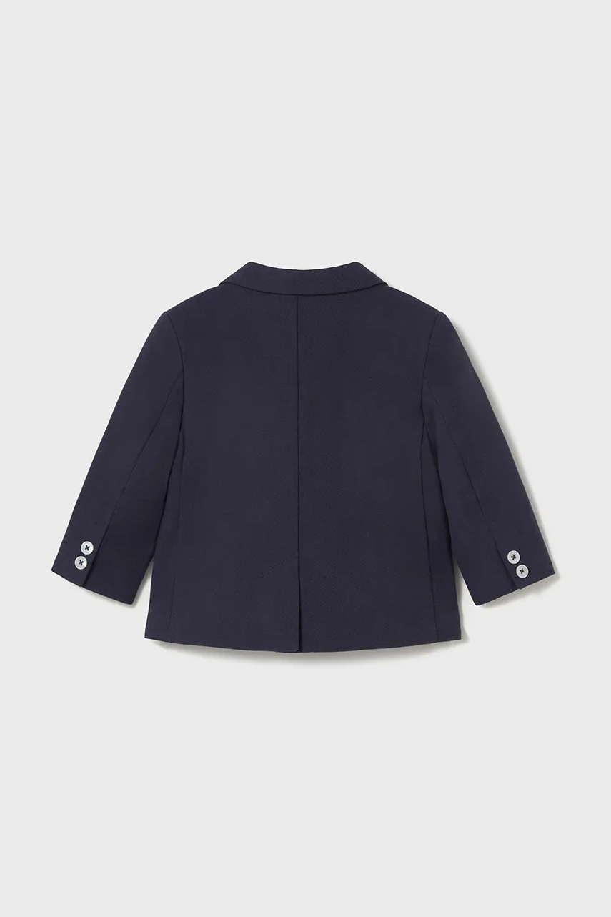 Детский пиджак с примесью льна Mayoral цвет синий 1470