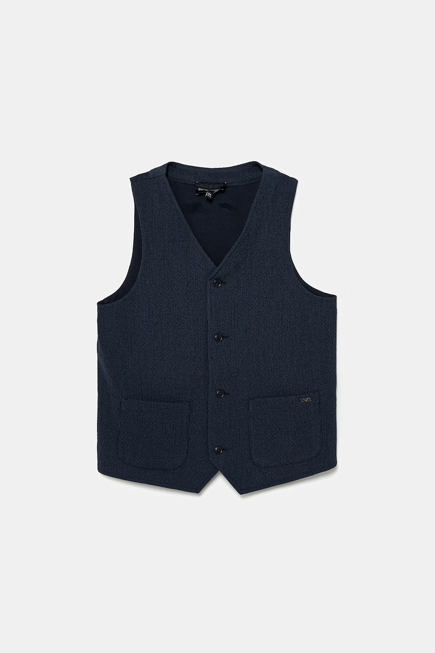 Детский жилет Emporio Armani цвет синий EB000124 AF13010 Детский жилет Emporio Armani цвет синий EB000124 AF13010