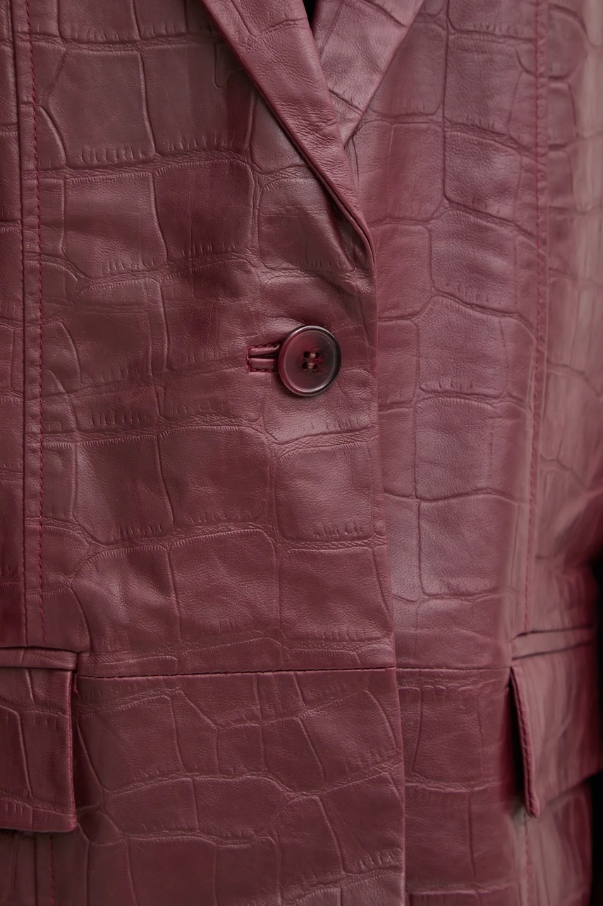 Δερμάτινο σακάκι Gestuz φωτογραφία