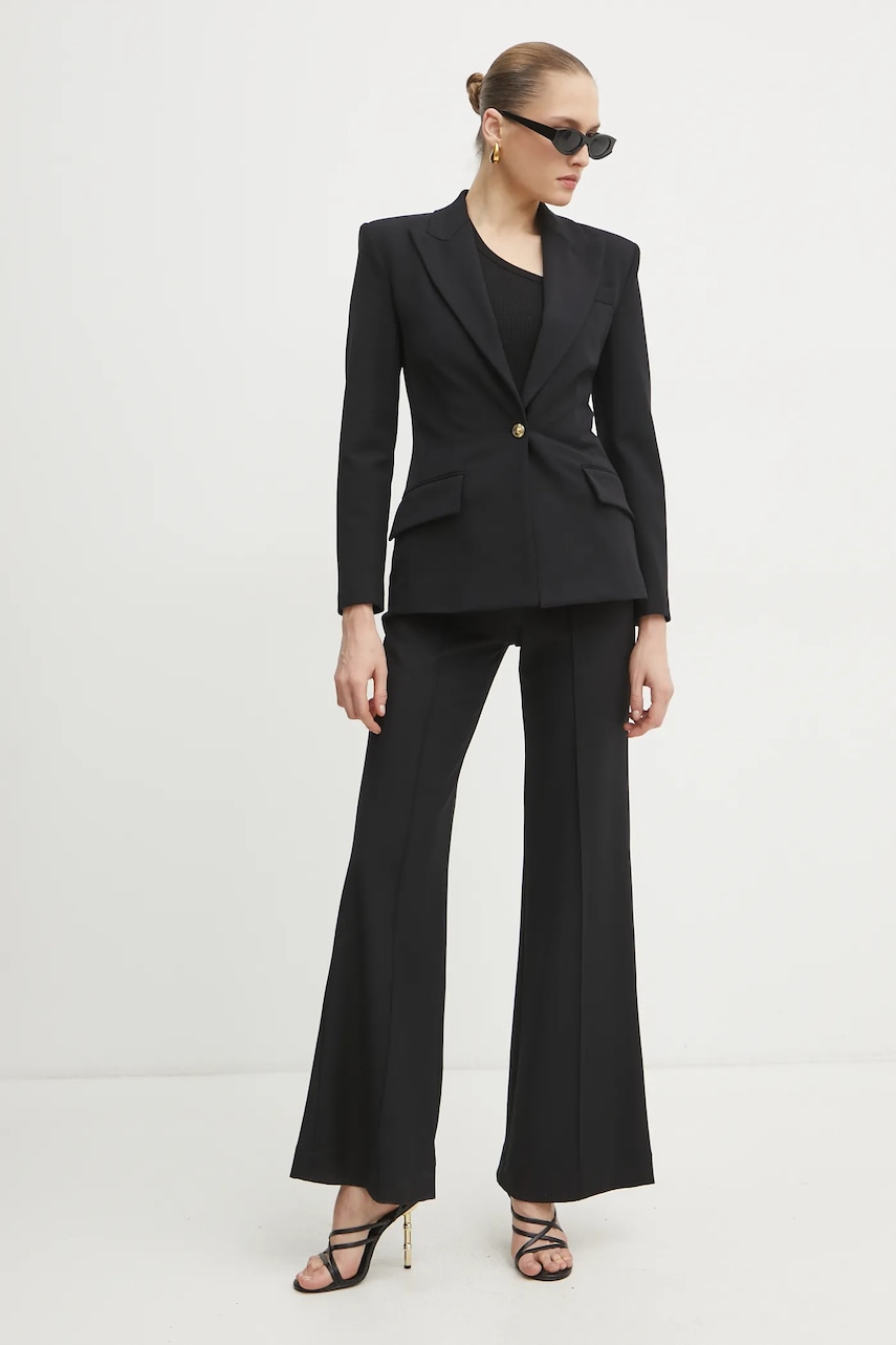 Пиджак Versace Jeans Couture цвет чёрный однобортный однотонный 78HAQ702 N0356 Пиджак Versace Jeans Couture цвет чёрный однобортный однотонный 78HAQ702 N0356