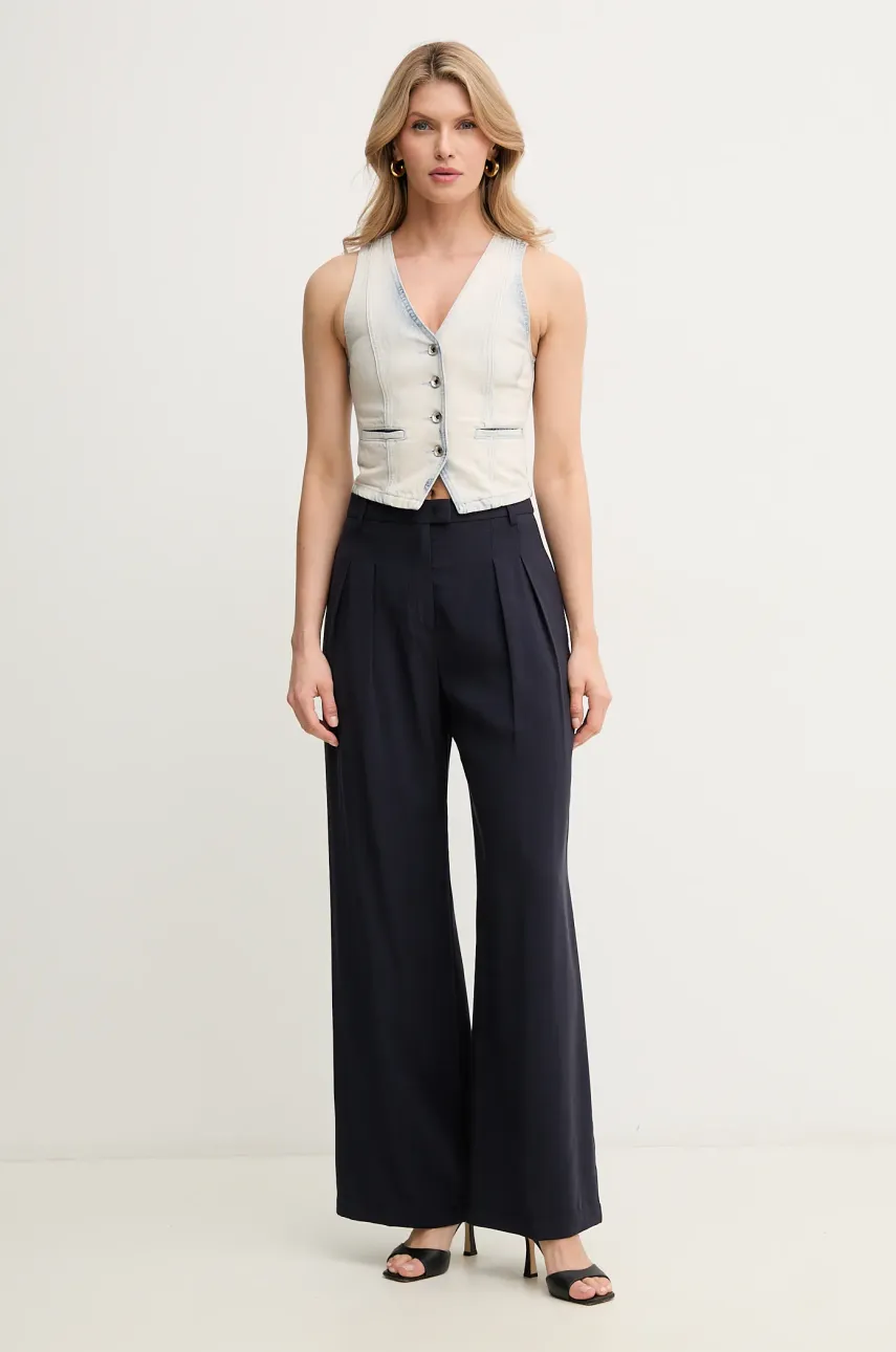 Джинсовый жилет Patrizia Pepe однобортный 2C1608 D105 Джинсовый жилет Patrizia Pepe однобортный 2C1608 D105