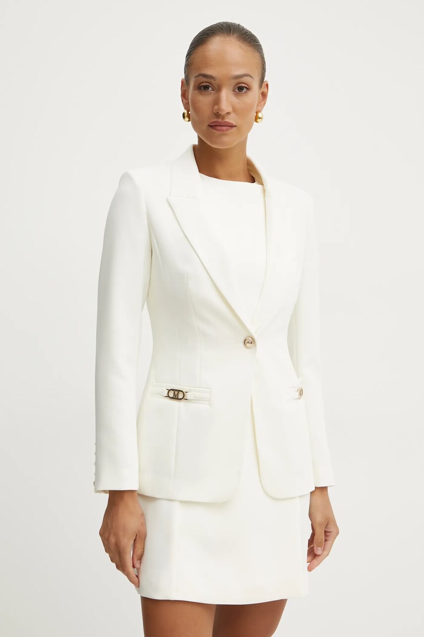 

Сако Marciano Guess BECKY в бежово с едно копче с изчистен дизайн 5RGN00 7115A, Бежов