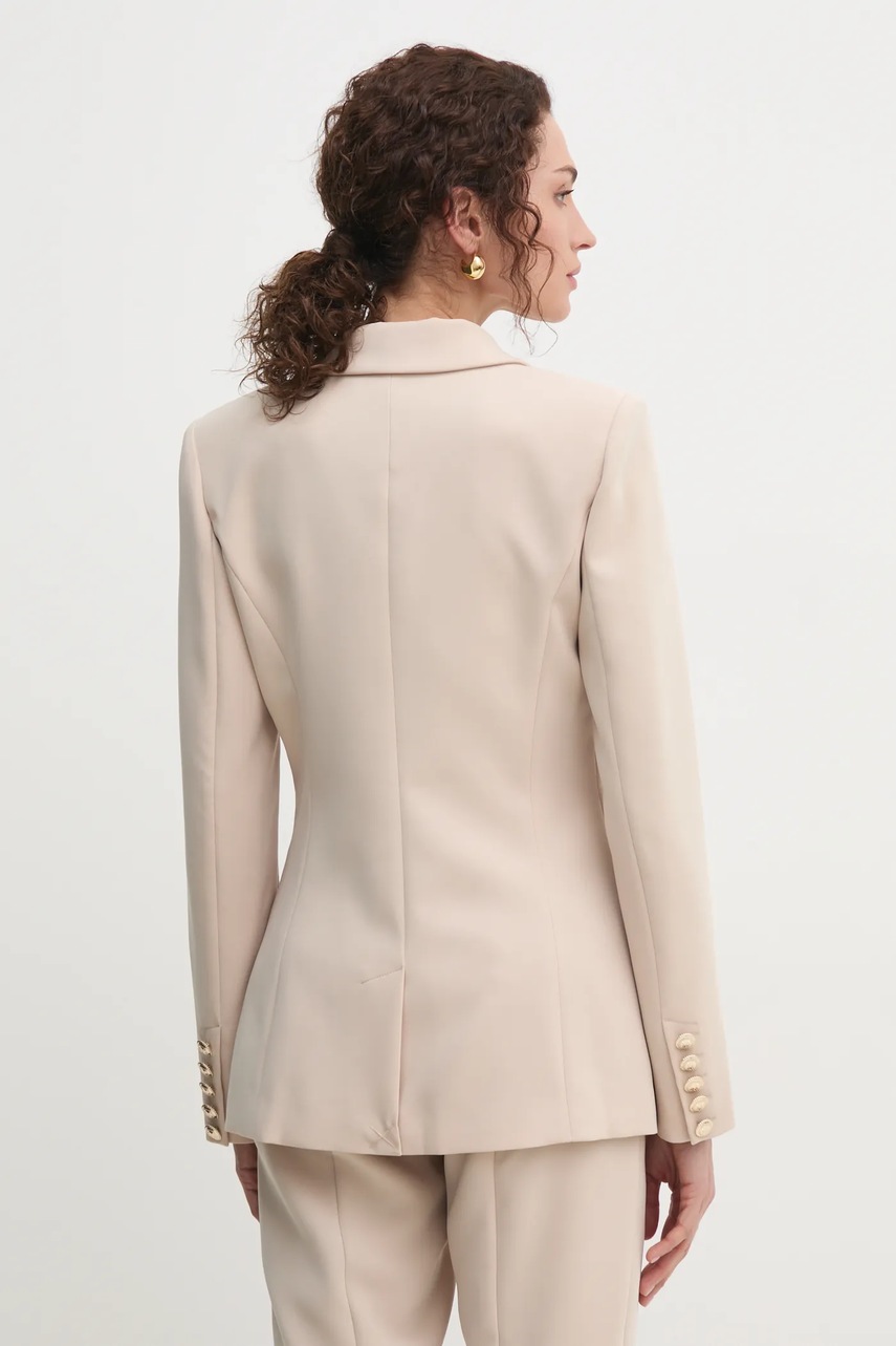 Marciano Guess zakó BECKY bézs, sima, egysoros gombolású, 5RGN00 7115A termék 2. képe