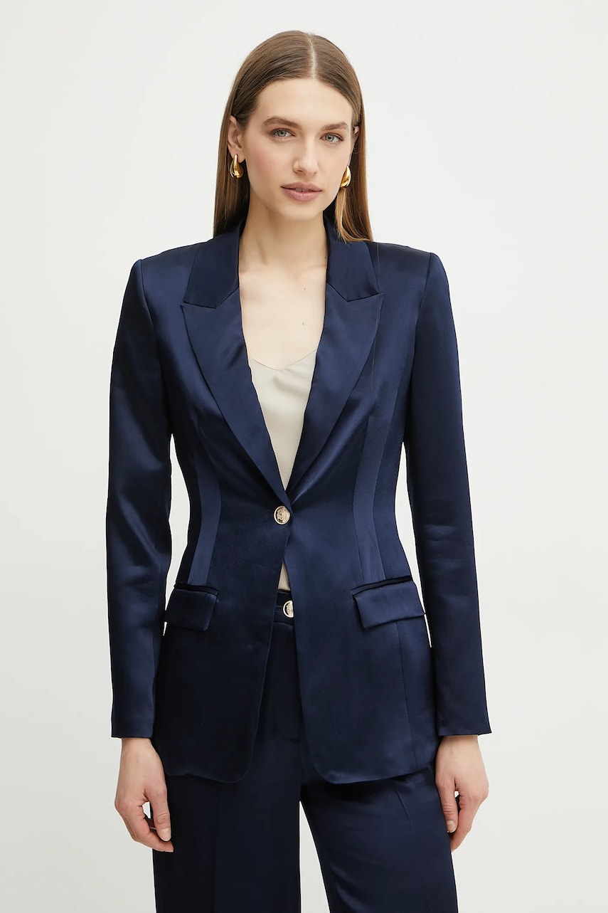 Levně Sako Marciano Guess FANNIE tmavomodrá barva, 5RGN01 7248A