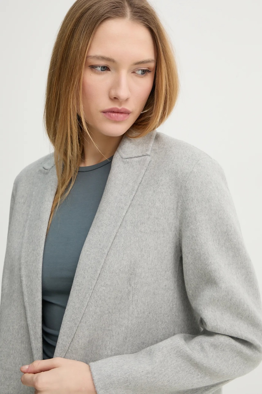 Μάλλινο σακάκι Theory χρώμα: γκρι, M1101103 φωτογραφία