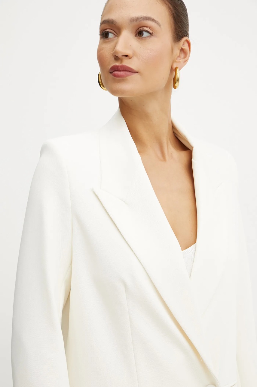 Σακάκι Ivy Oak χρώμα: μπεζ, IO1100X9048 φωτογραφία