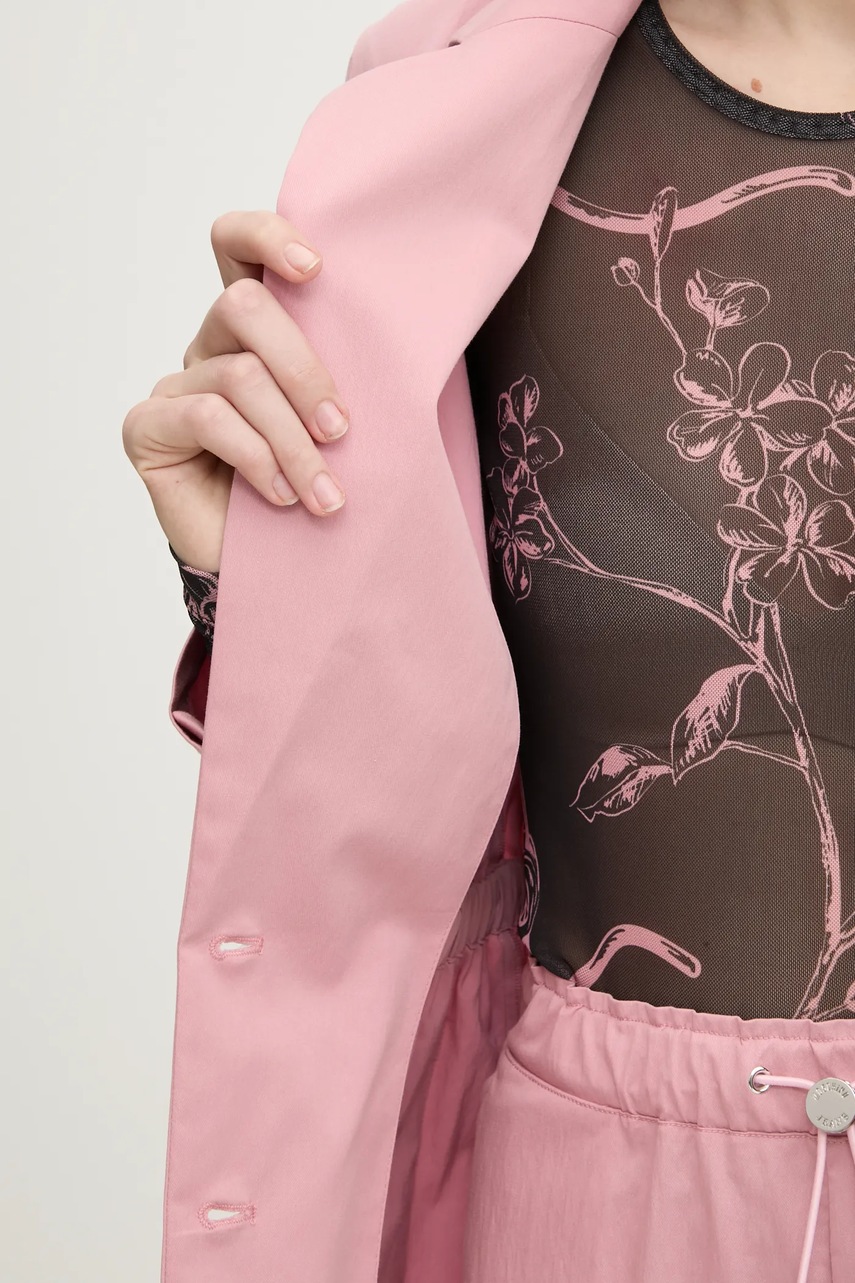 Σακάκι Moschino Jeans χρώμα: ροζ, 0513 3224 φωτογραφία