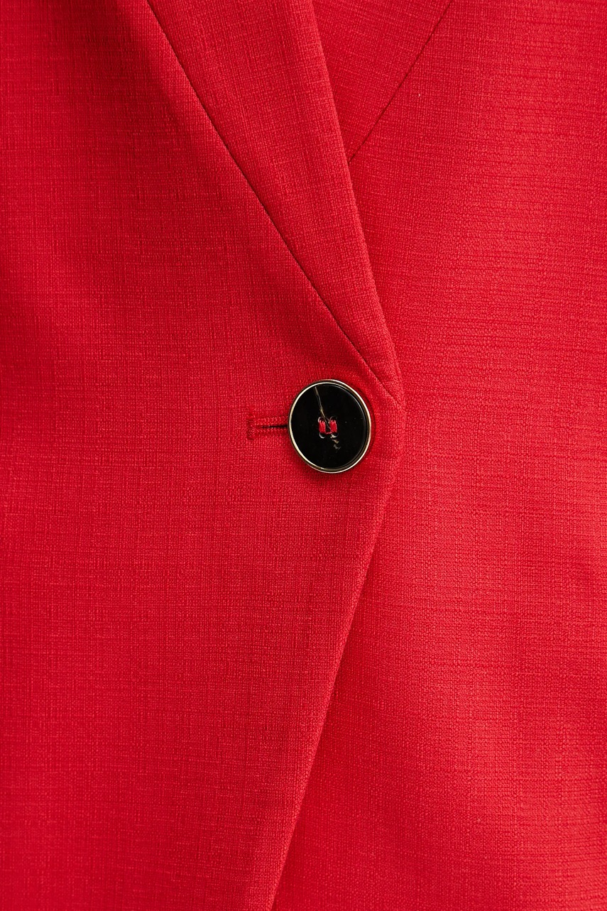 Σακάκι Simona Corsellini χρώμα: κόκκινο, P25CPGL001 φωτογραφία