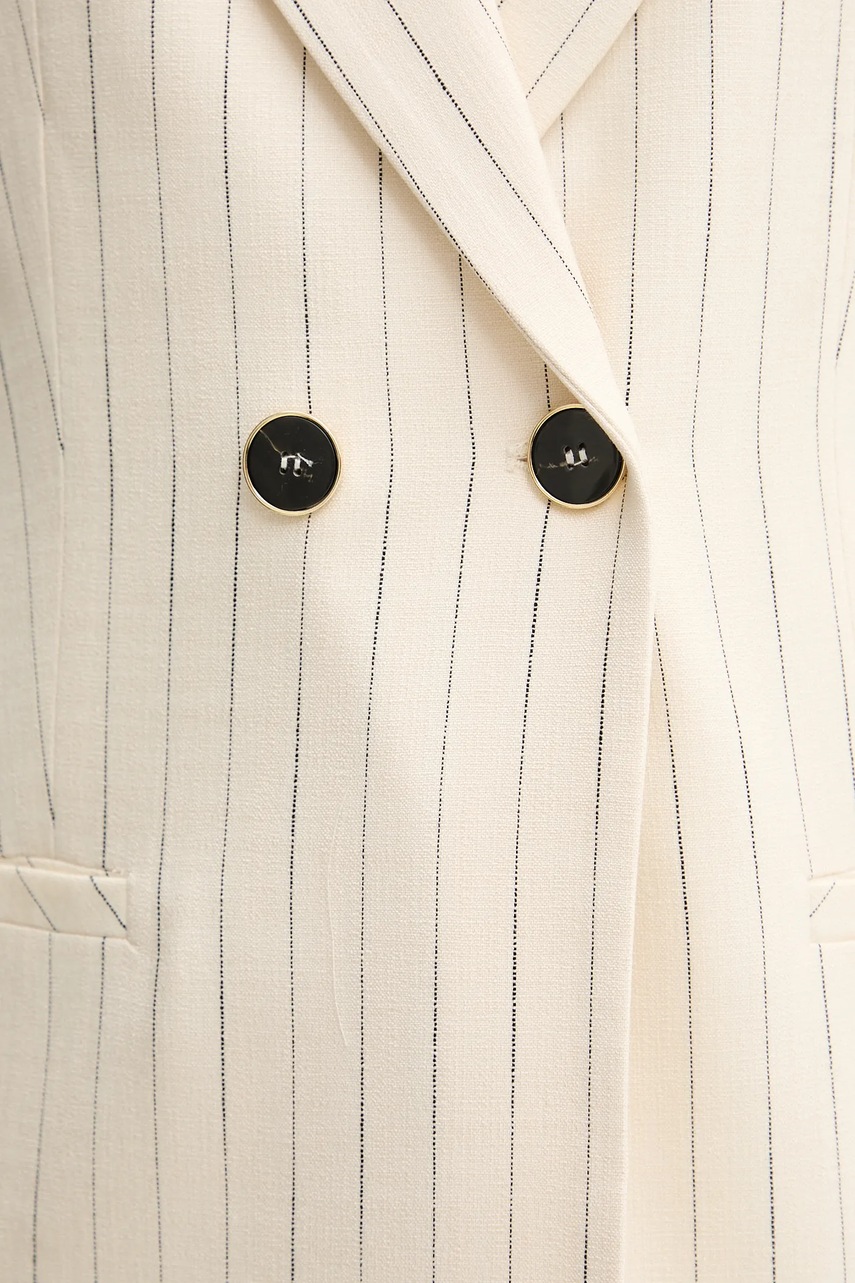 Γιλέκο Simona Corsellini χρώμα: μπεζ, P25CPGL003 φωτογραφία