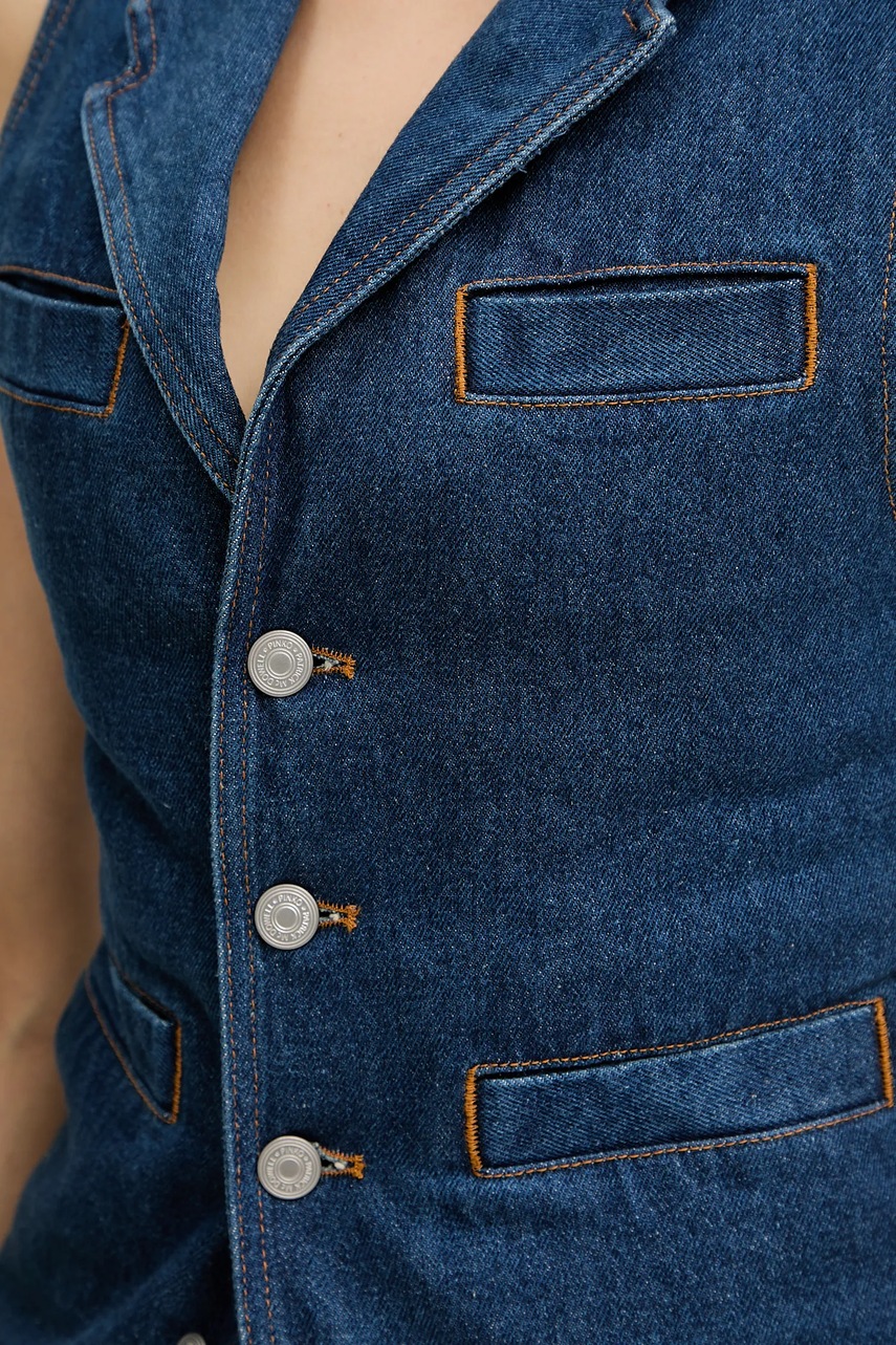 Γιλέκο τζιν Pinko REIMAGINE by Patrick Mcdowell φωτογραφία